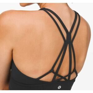 370 - Lululemon Ride and Reflect Bra Black Sz 10